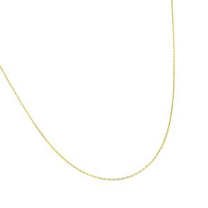 Cadena en oro amarillo 18K prisma 1