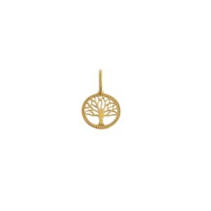 Dije en oro amarillo de 18K árbol de la vida
