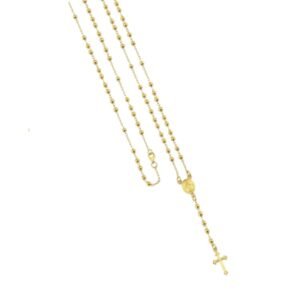 Rosario en oro amarillo 18K fino 2
