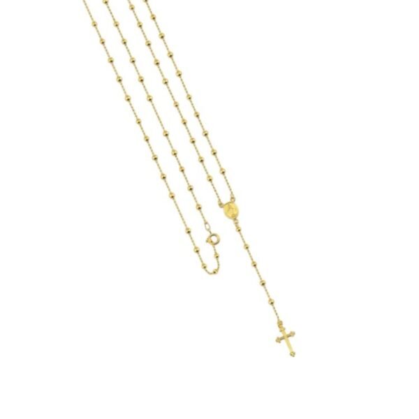Rosario en oro amarillo 18K fino 1