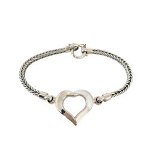 Pulsera Corazón Plata 950